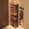 Simple Multi-tiered Wooden Shoe Rack For Home Use