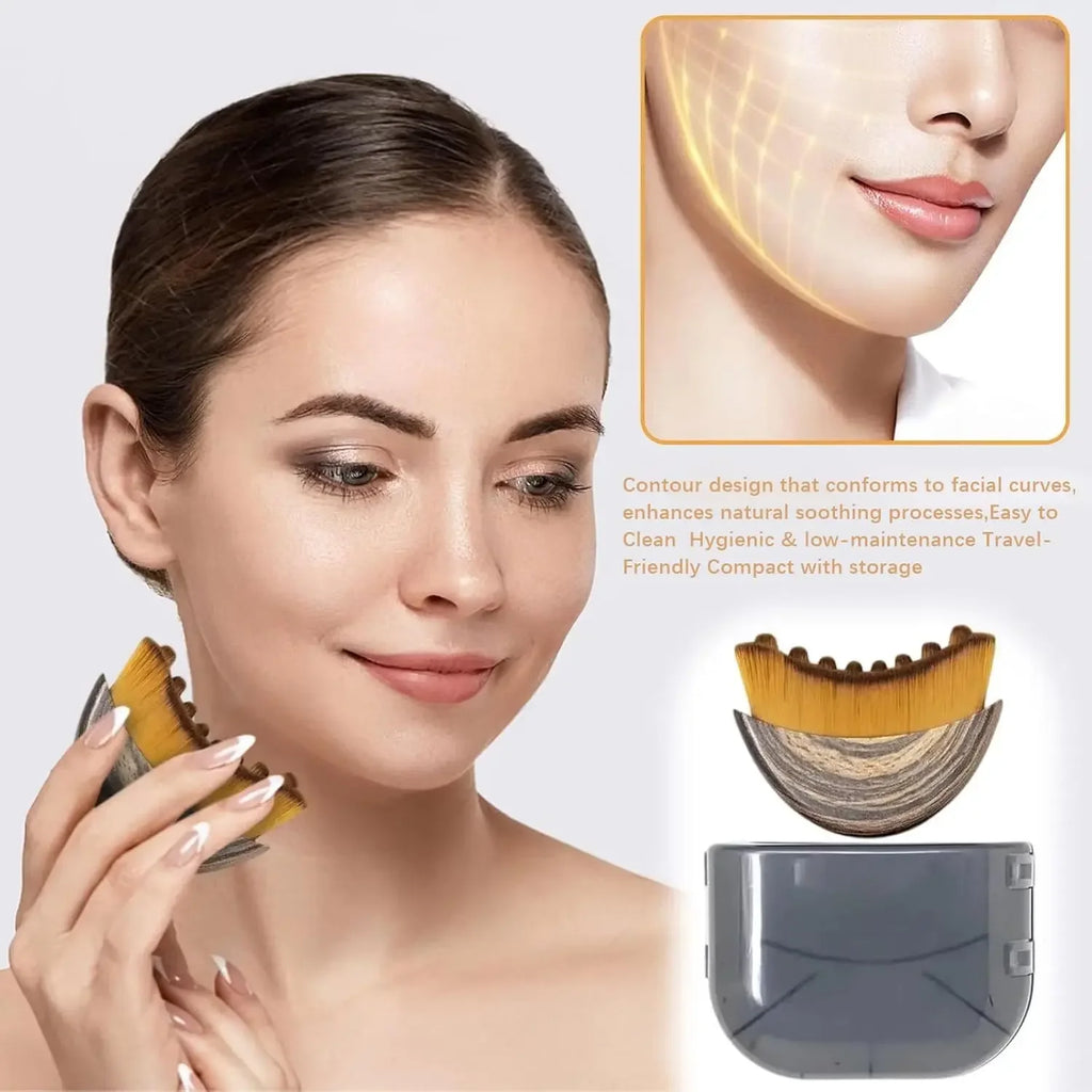 Gesichts-Sculpting Massagerolle – Jawline & Lymphdrainage