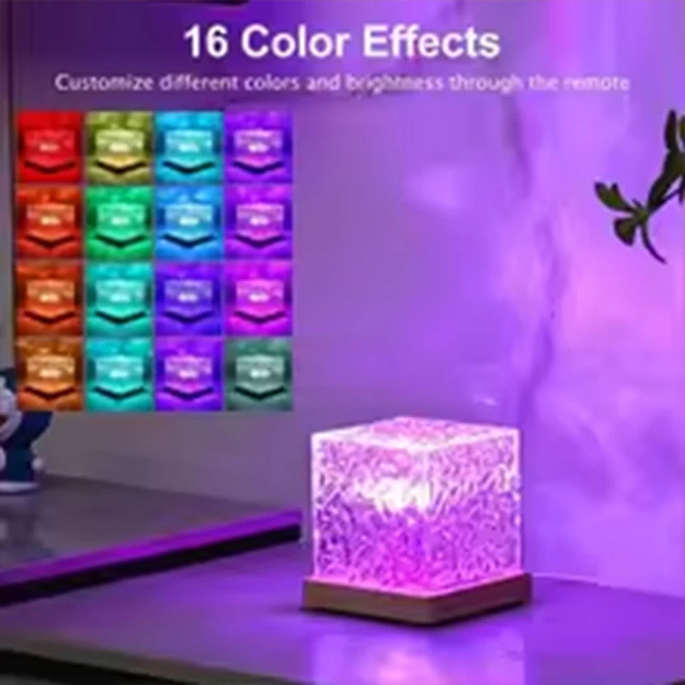 RGB Night Light – 16 Farben Aurora Projektor mit Fernbedienung