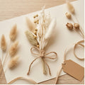 12-Piece Set Of Mini Boho-Style Dried Flowers, Decorative Dried Flowers For Wedding Decor And Home Decor—Party Accessori